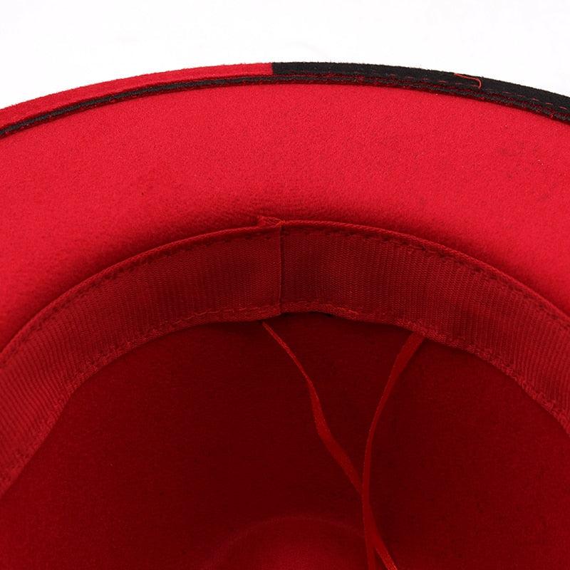 Black White Modern Unisex Fedora Hat Women Unisex Wide Brim Party Cowboy Cap Men Gentleman Wedding Hat Two Colors Fedora Hat Solid Color Wide Brim Winter Autumn Hat
