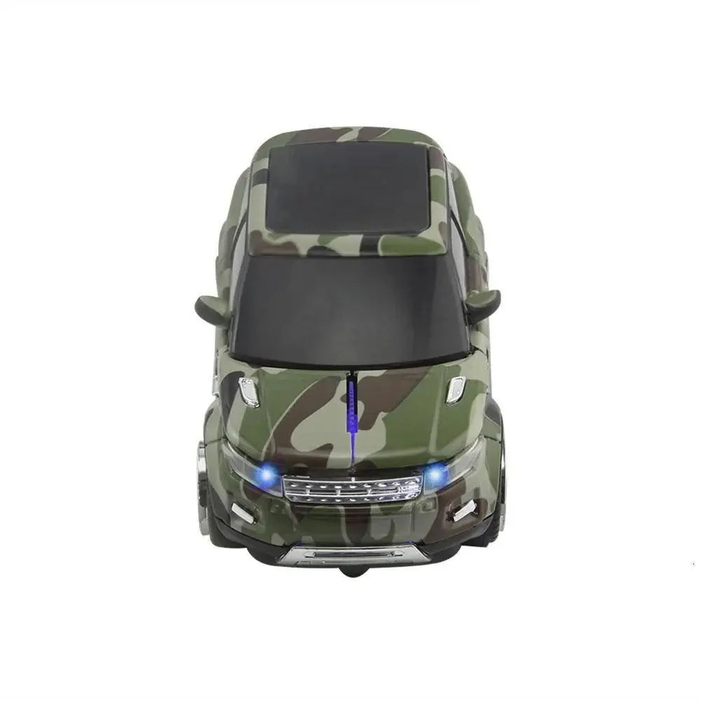 Blue Wireless Optical Mouse Sports Car Shaped Mouse 1600 DPI Office School Mice For Computer And Laptop Comfortable For Every Use