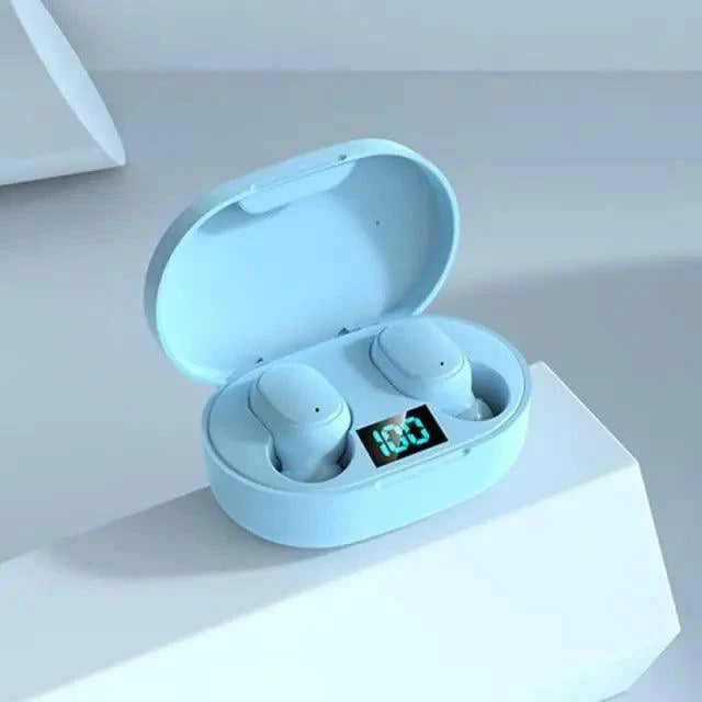Bluetooth Earphone Wireless Ear Buds 5.0 LED Display Button Control Quality Sound Earphones in-Ear Headphones For Workouts And Running