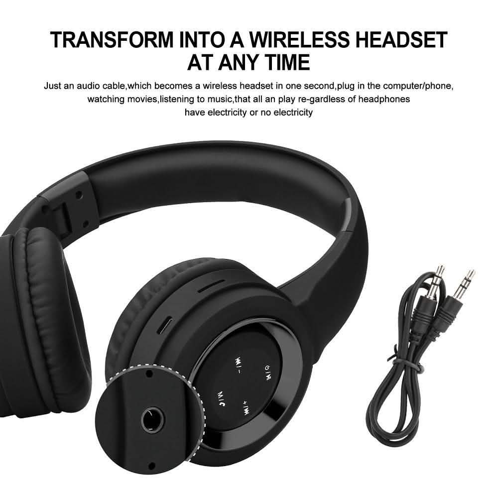 Bluetooth Headset Wireless Hi-Fi Stereo Foldable