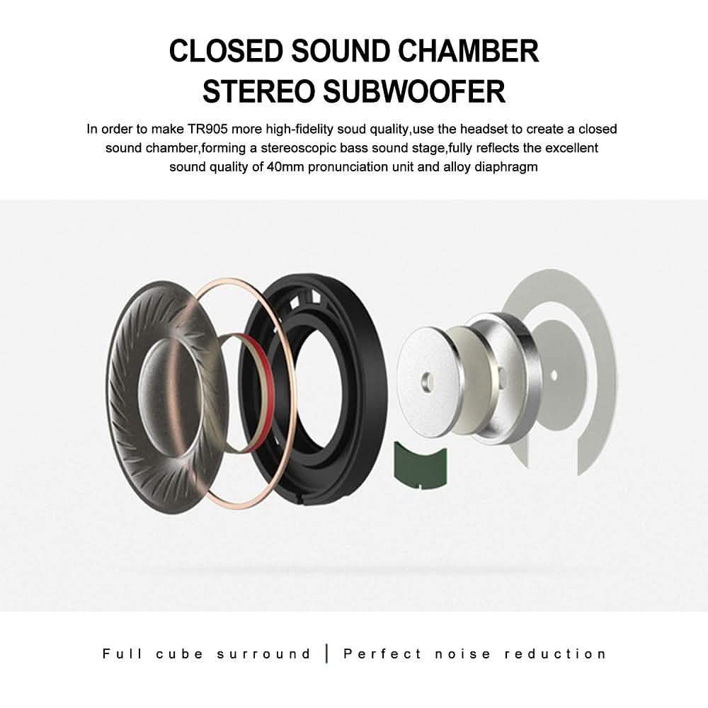 Bluetooth Headset Wireless Hi-Fi Stereo Foldable