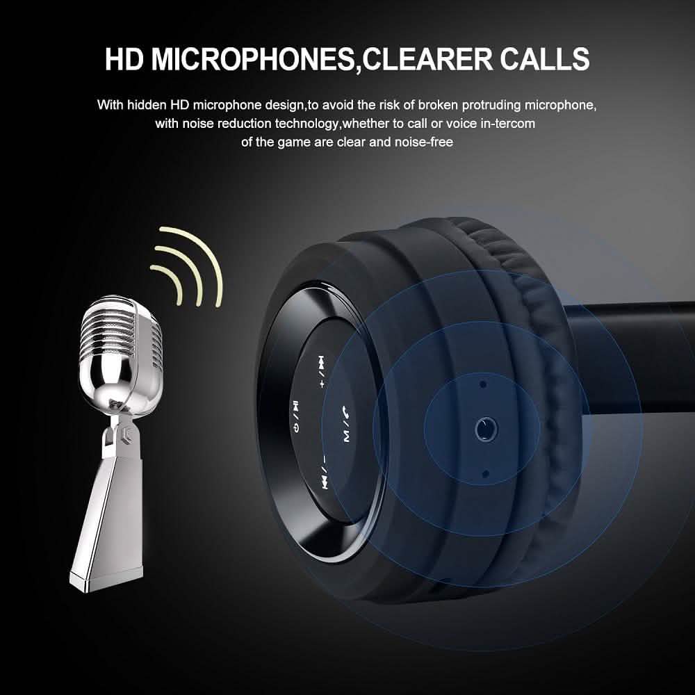 Bluetooth Headset Wireless Hi-Fi Stereo Foldable