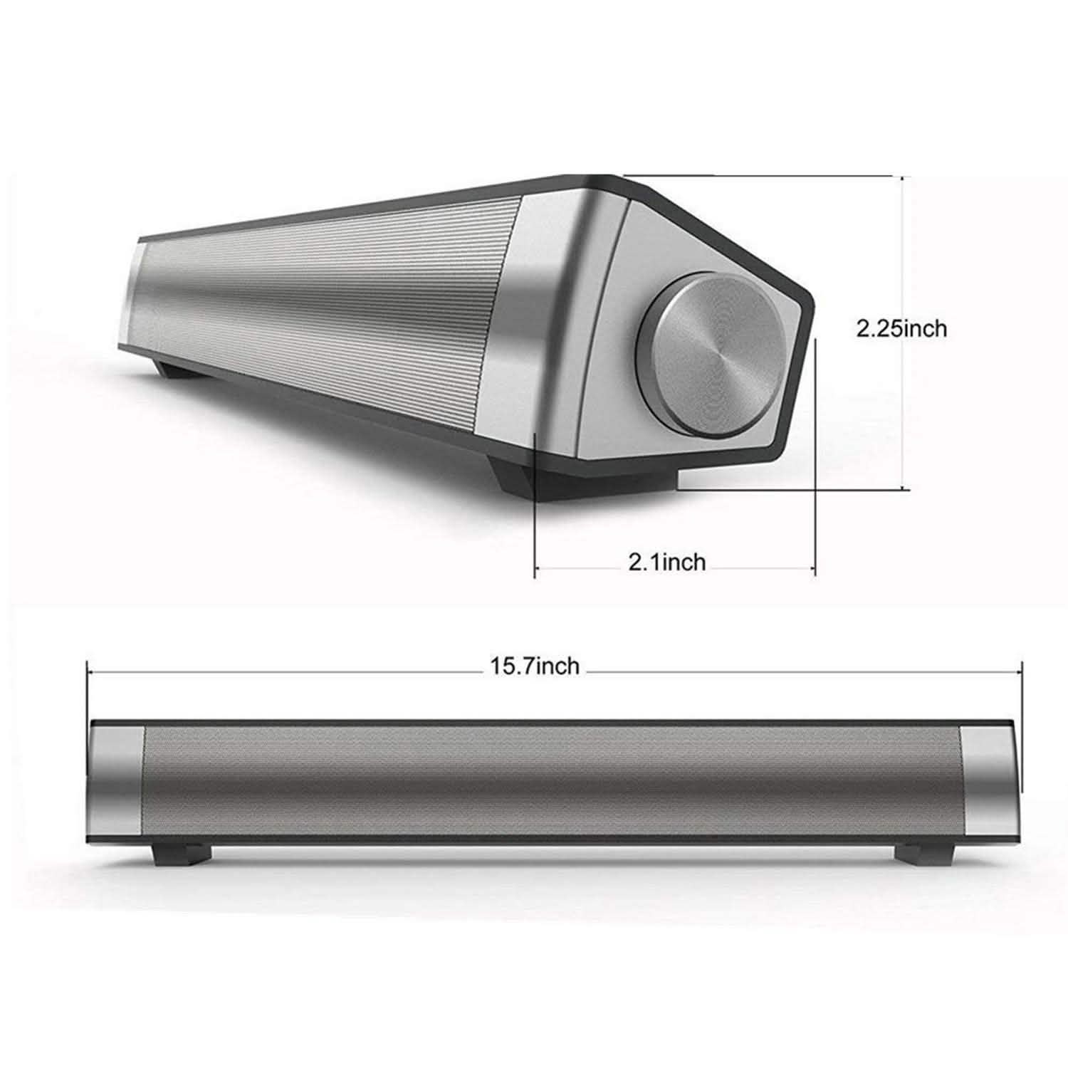 Bluetooth Sound Bar Wired and Wireless Mini Home Theater Audio
