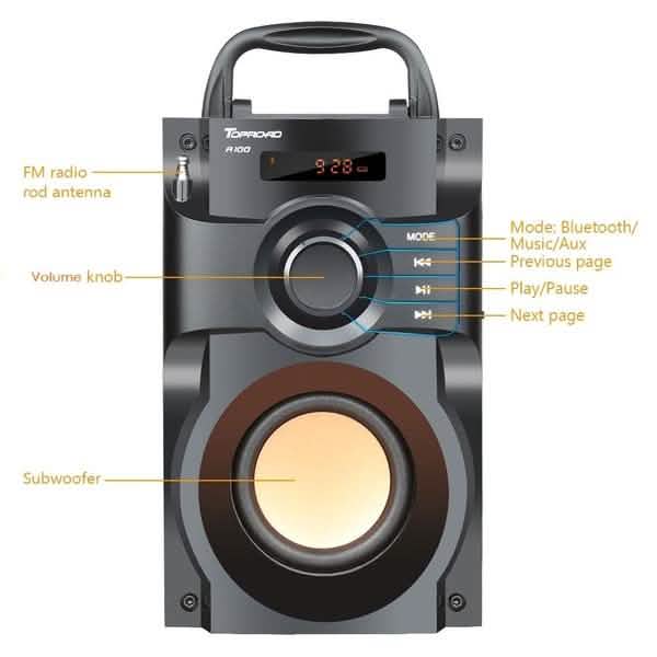 Bluetooth Speaker Super Bass Subwoofer 