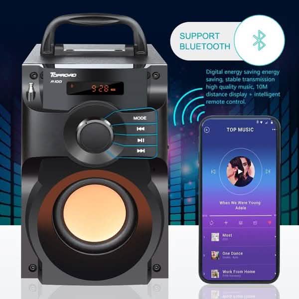 Bluetooth Speaker Super Bass Subwoofer 