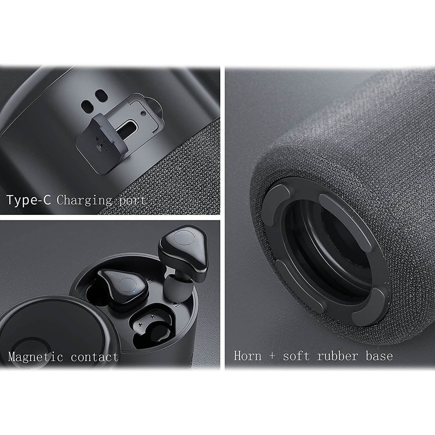 Bluetooth Speakers and Wireless Earbuds Combo