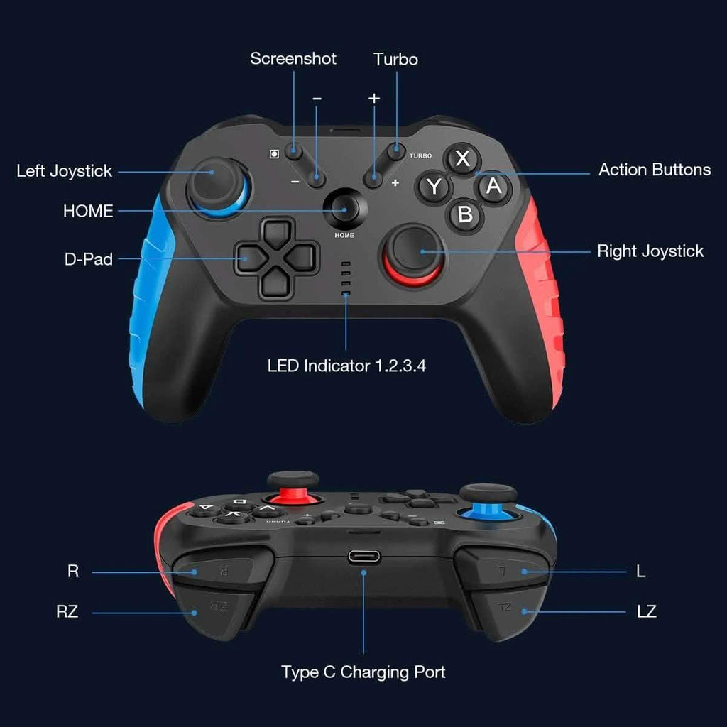 Bluetooth Switch Pro Controller for Nintendo