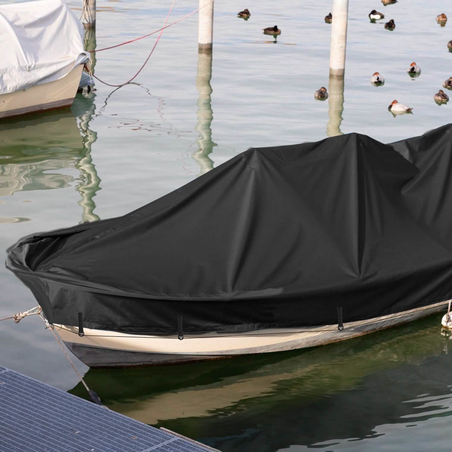 Boat Cover 210D Waterproof Dustproof Trailerable Boat Protector