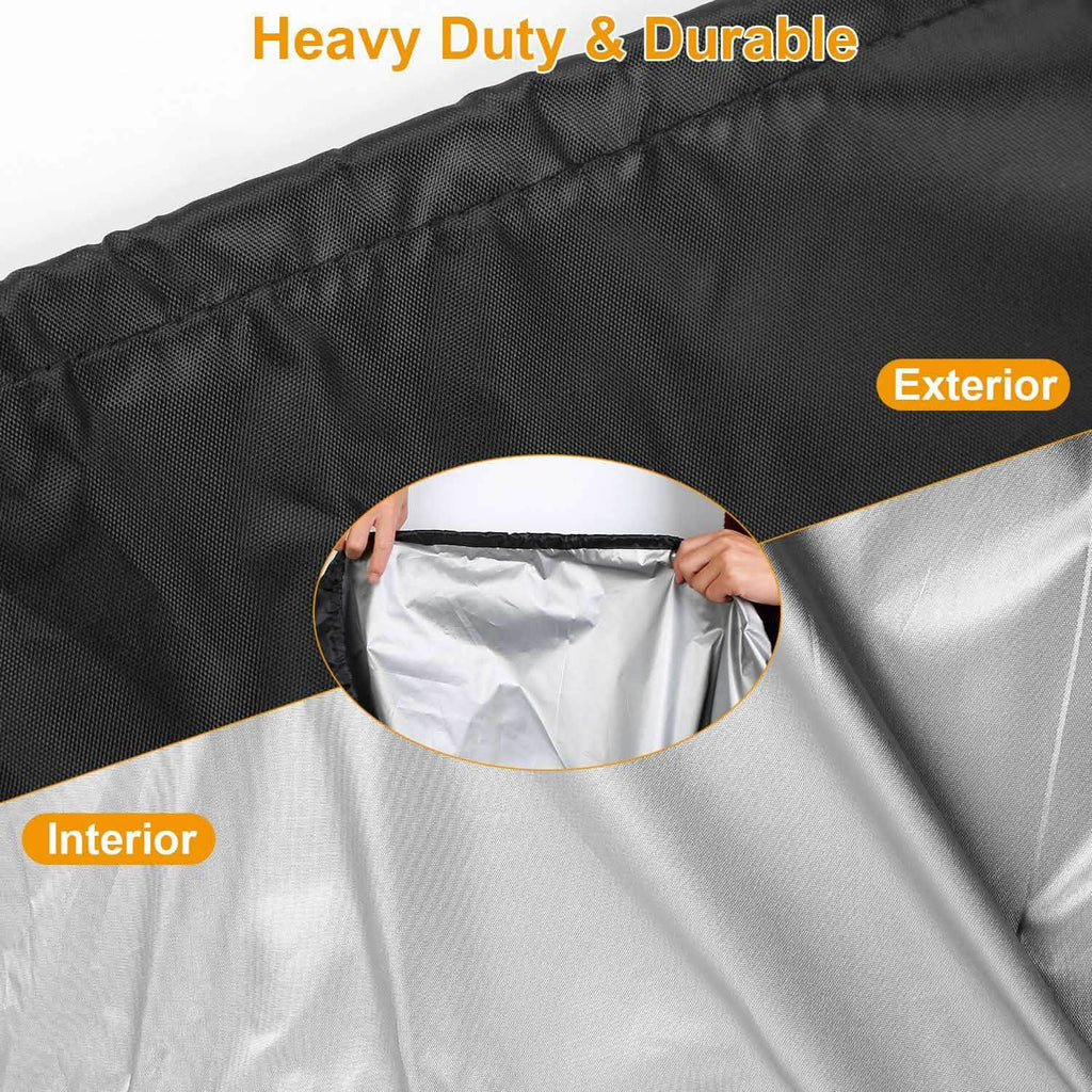 Boat Cover 210D Waterproof Dustproof Trailerable Boat Protector