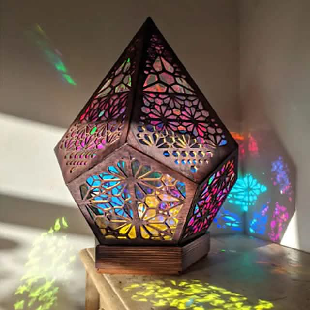 Bohemian Diamond Pole Star Projector Night Light