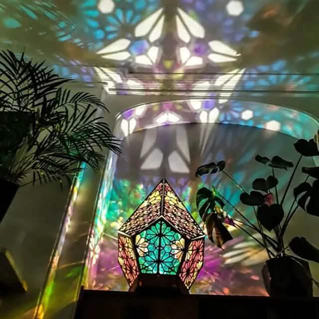 Bohemian Diamond Pole Star Projector Night Light