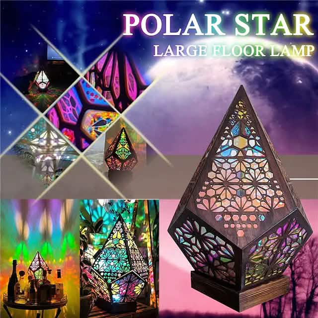 Bohemian Diamond Pole Star Projector Night Light
