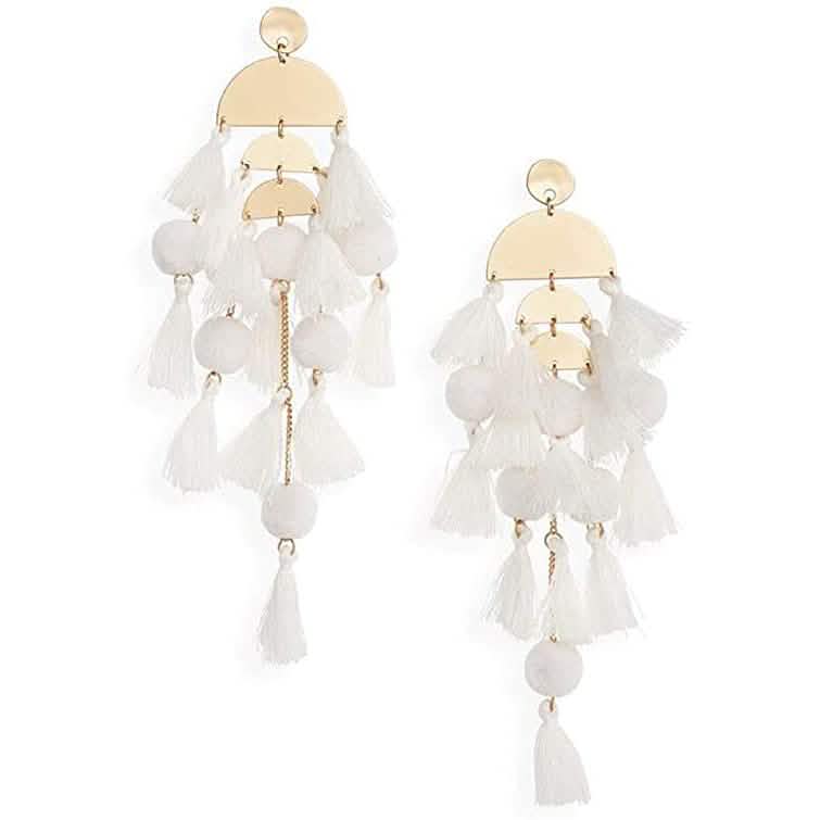Boho Long Tassel Fringe Earrings