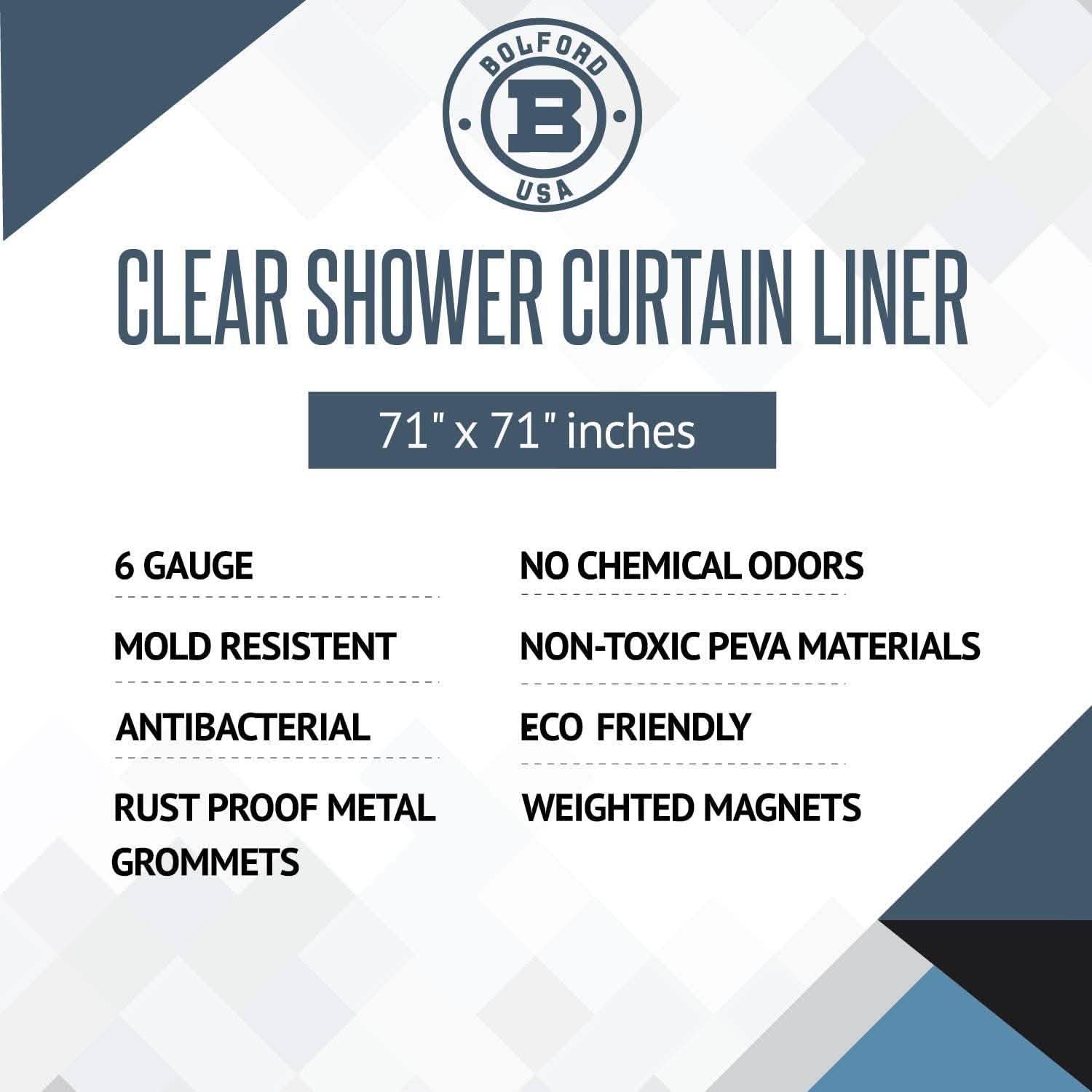 Bolford Shower Curtain & Rod Set