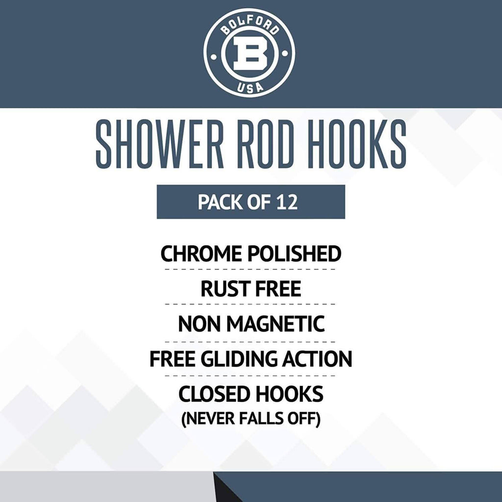 Bolford Shower Curtain & Rod Set