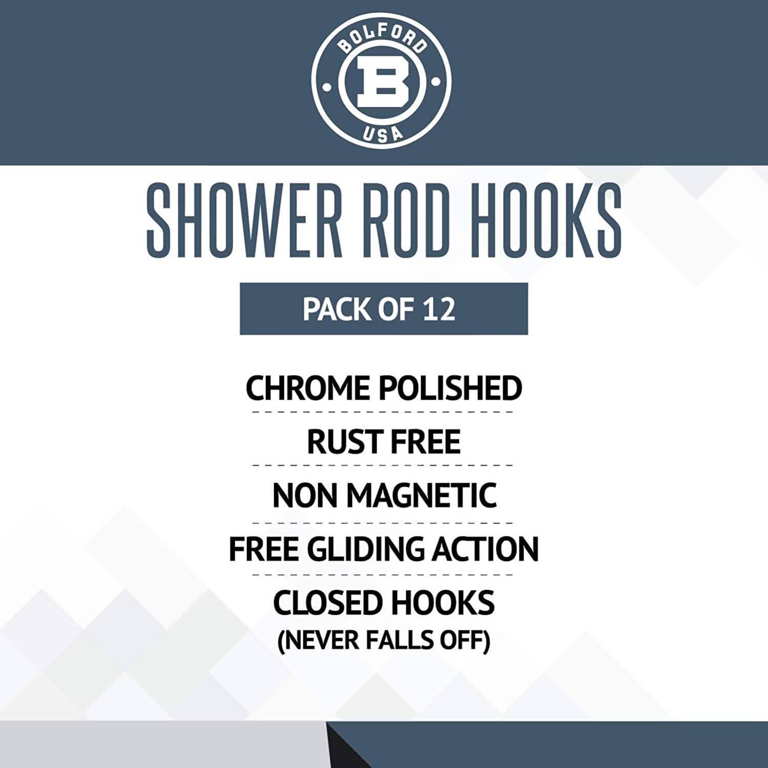 Bolford Shower Curtain & Rod Set