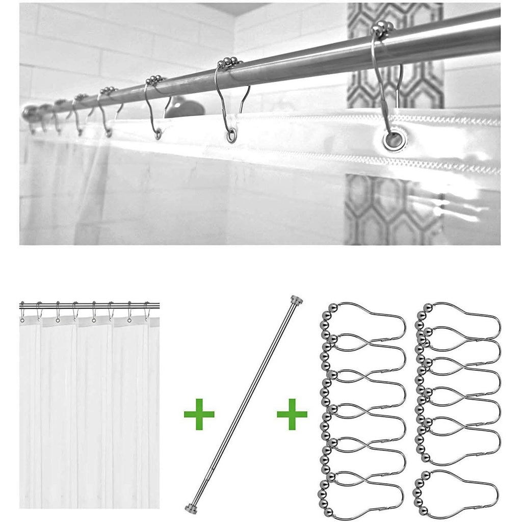 Bolford Shower Curtain & Rod Set
