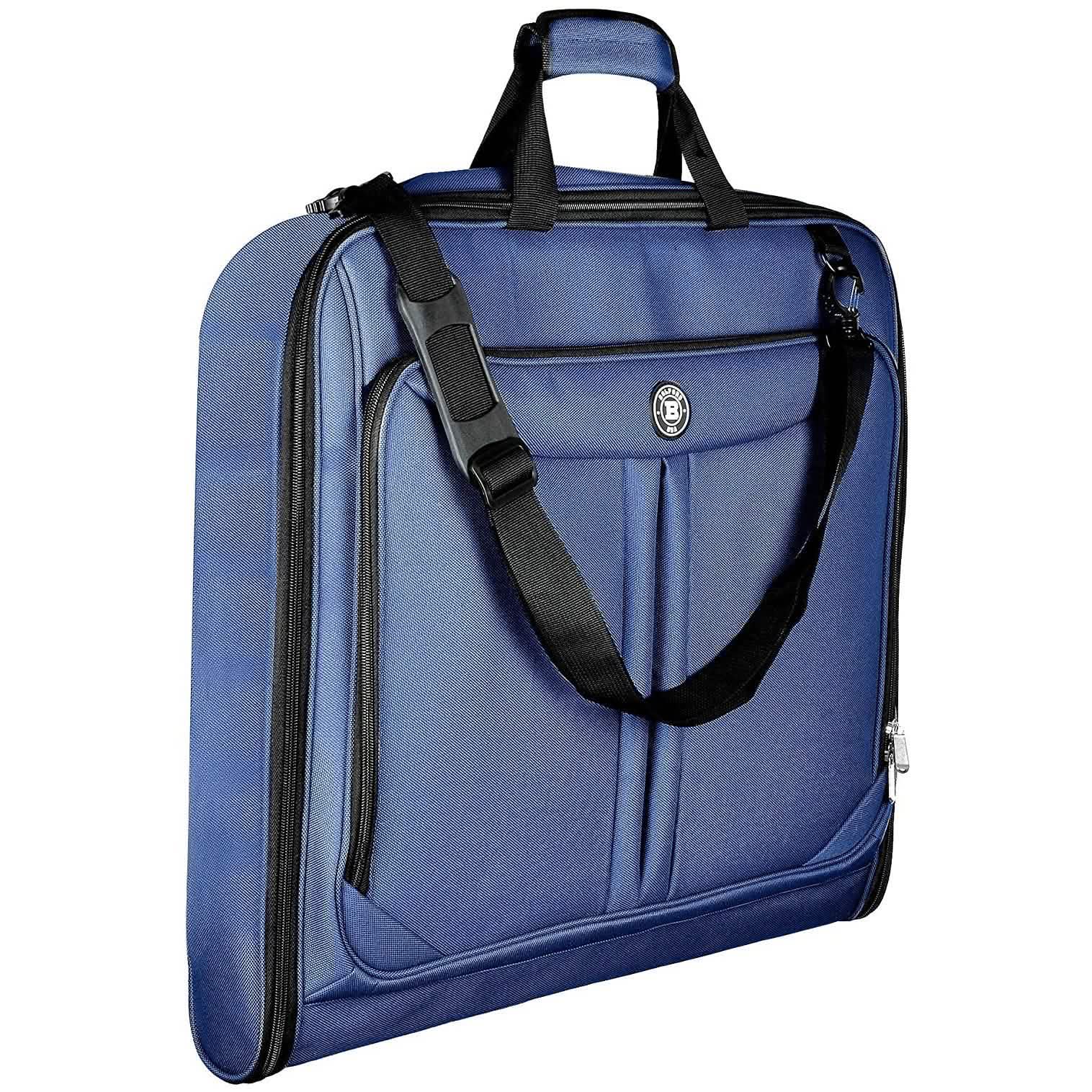 Bolford Travel Garment Bag For Business Trips And Travel With Padded Computer Pocket