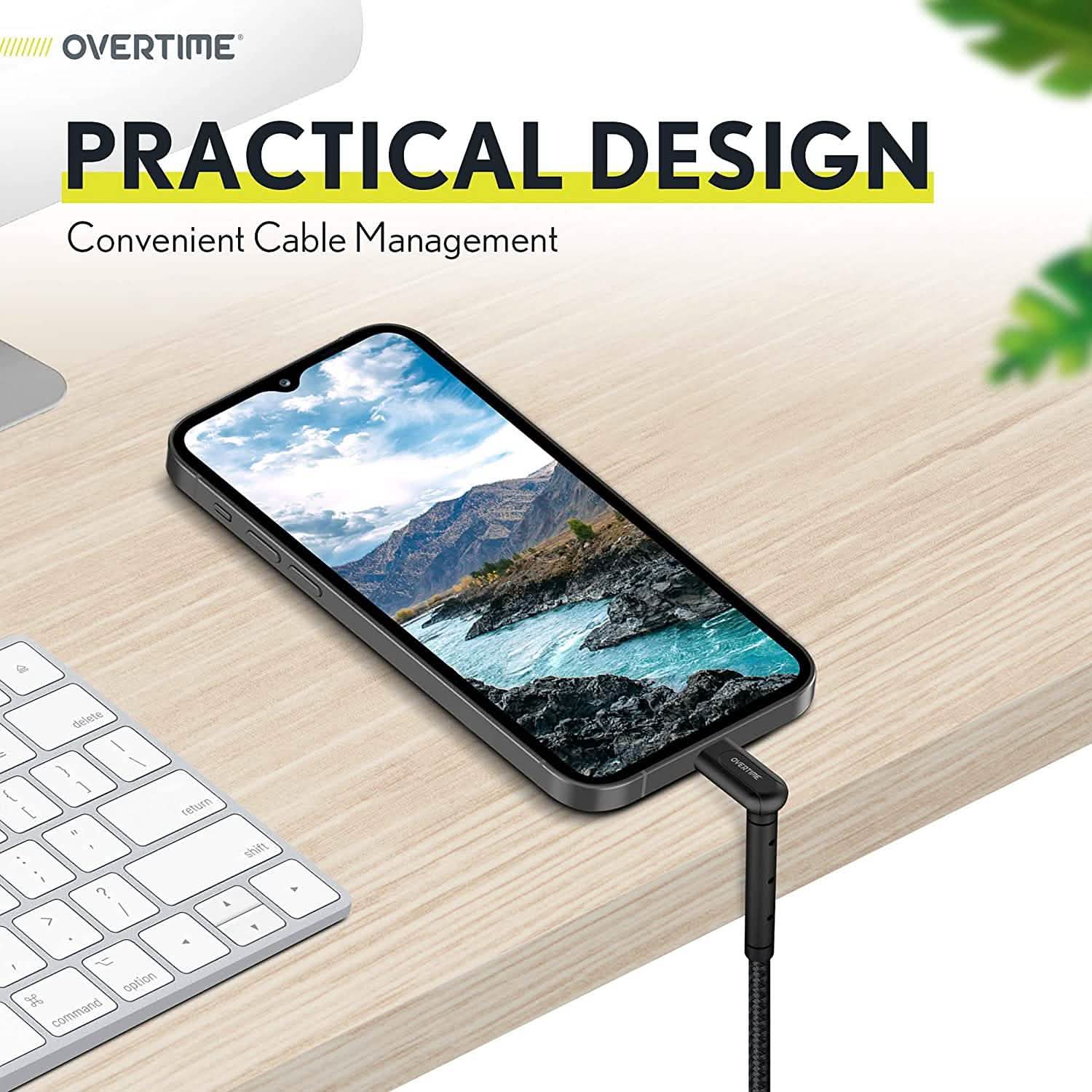 Braided Nylon High Speed Micro USB 90 Degree Charging Cable