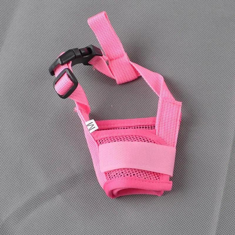 Breathable Adjustable Dog Muzzle Nylon Straps Anti Barking Comfortable Dog Muzzles Pets Accessories Mouth Cover For Outdoor Walking