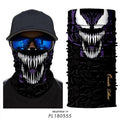 Breathable Mask Bandana Neck Gaiter Cycling Face Mask Hiking Scarves Headband Summer Balaclava Neck Gaiter Tubular Buff Bandana Scarf Headgear Bicycle Half Mask Face Cover Venom Headband Summer Men Beanie Hat Windproof Head Scarves Neck