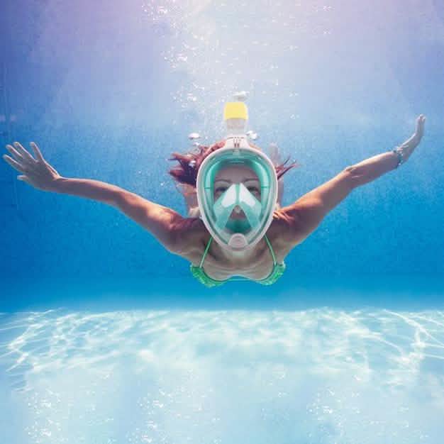 Breathefree GoPro Compatible Snorkel and Scuba Mask