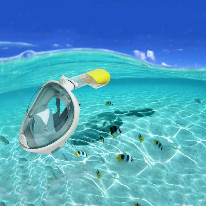 Breathefree GoPro Compatible Snorkel and Scuba Mask