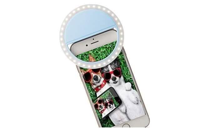 Bright Ring Rechargeable LED Selfie Light for All Phone Models