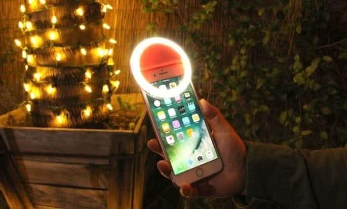 Bright Ring Rechargeable LED Selfie Light for All Phone Models