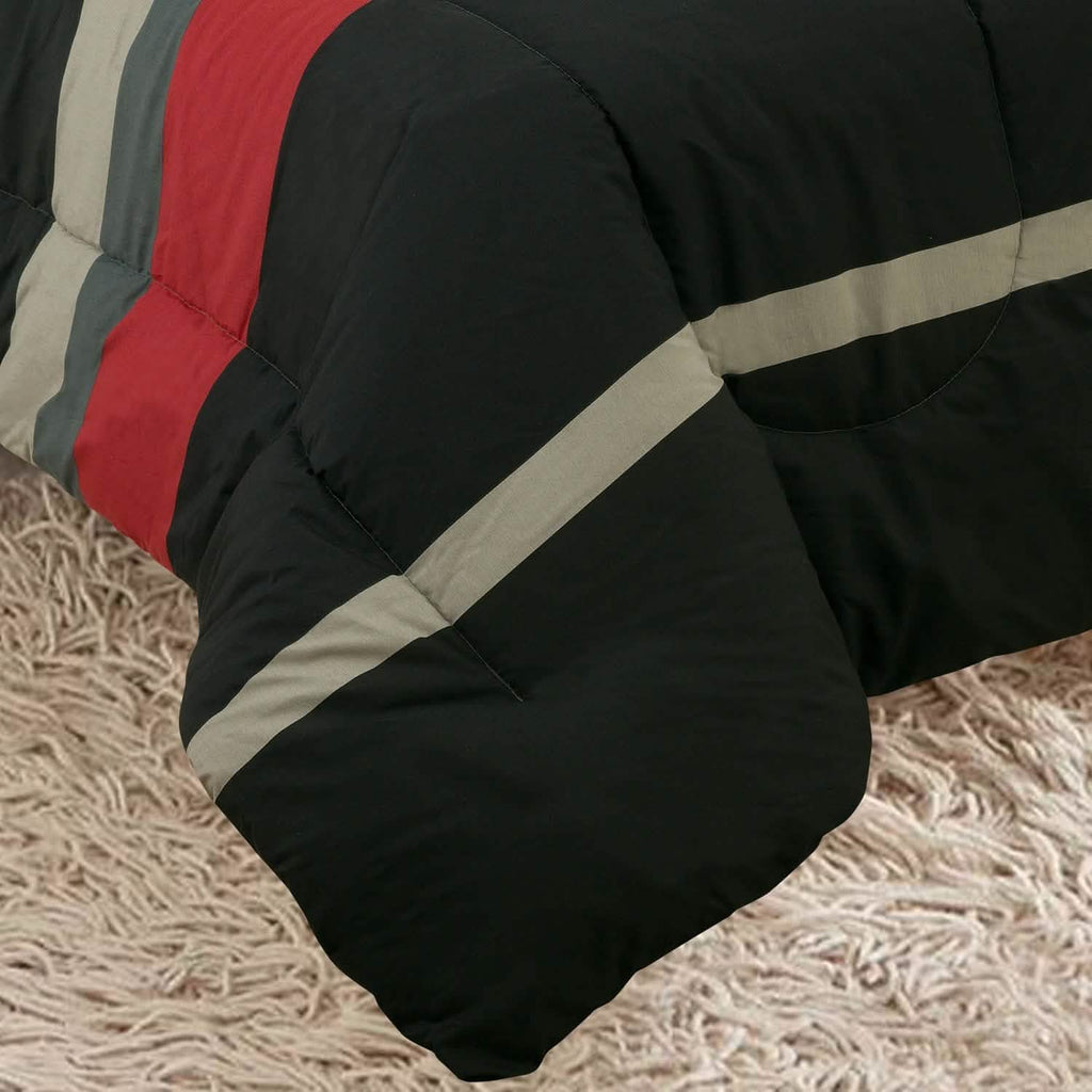 Brooklyn Flat Rugby Stripe Bed-in-a-Bag Set