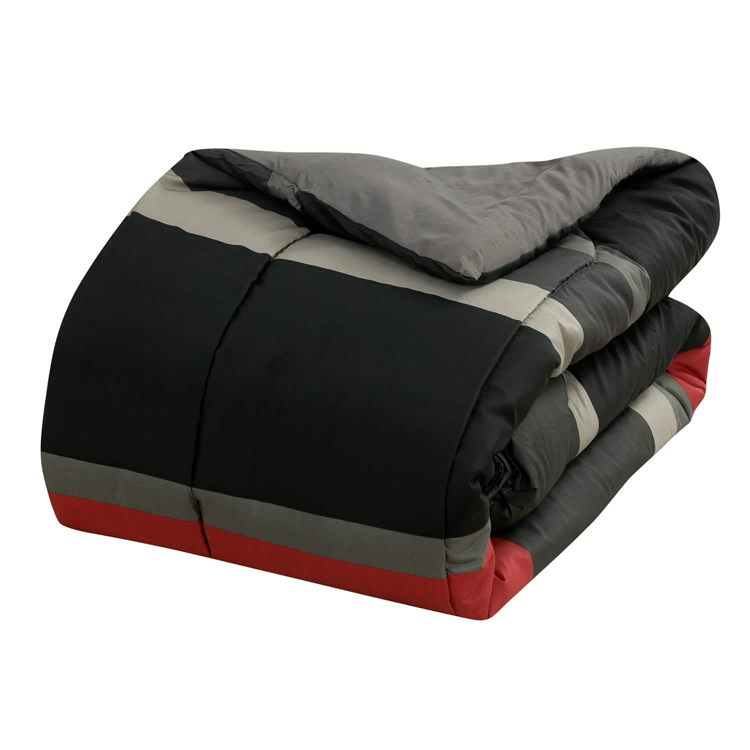 Brooklyn Flat Rugby Stripe Bed-in-a-Bag Set