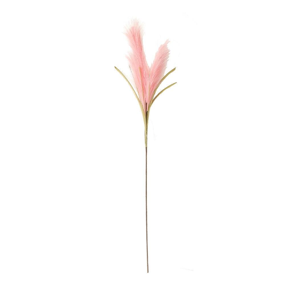 Bulrush Artificial Pampas Grass Phragmites 100cm Popular Natural Dried Small Pampas Grass For Wedding Flower Bunch Floor Vase Filler for Living Room Kitchen Decor