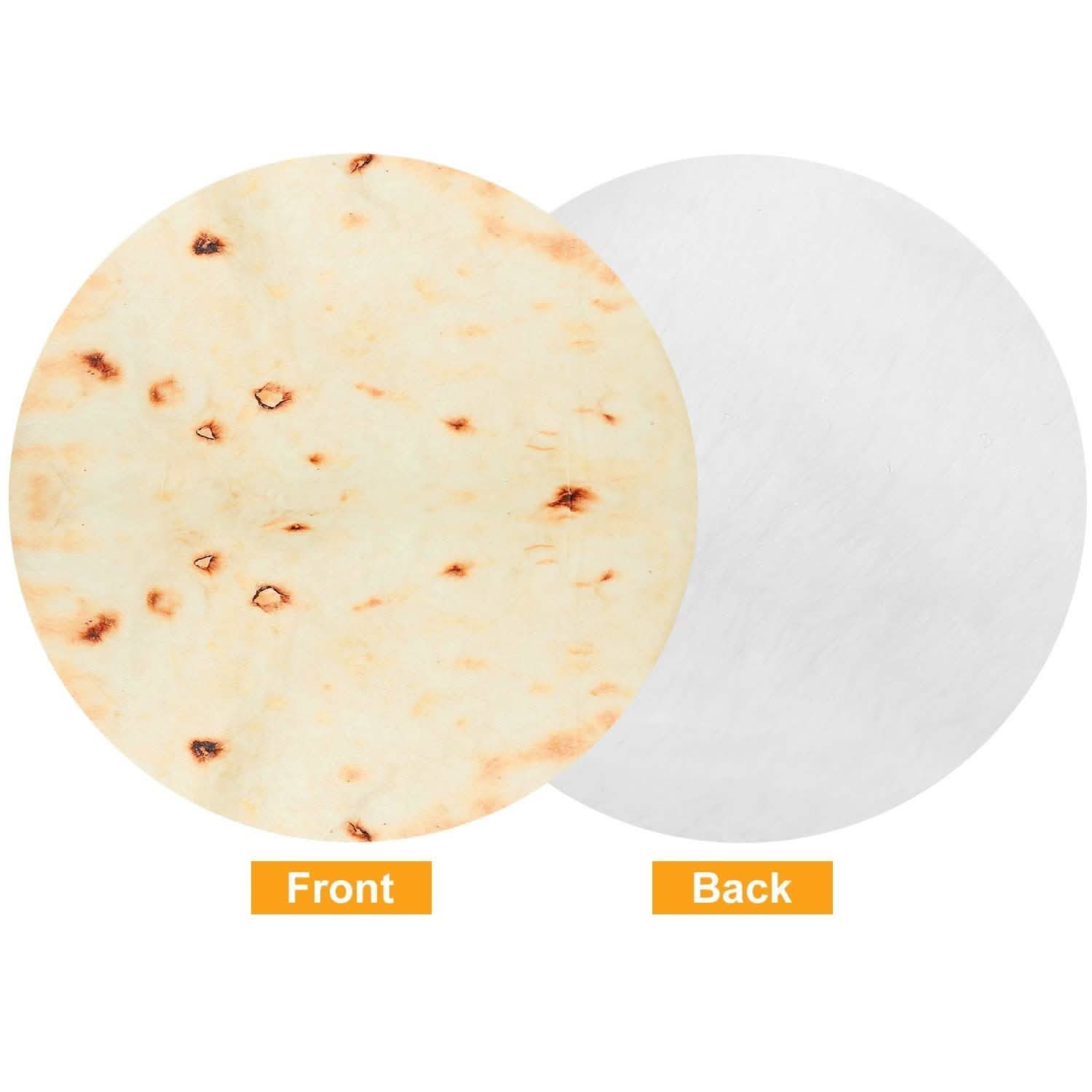 Burrito Tortilla Throw Blanket
