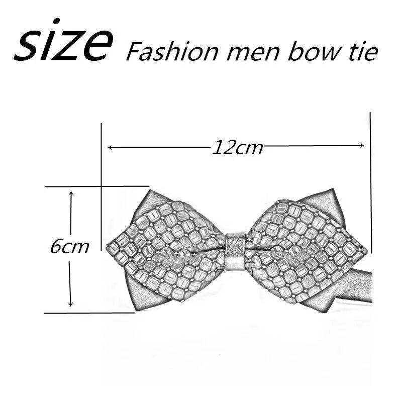 Business Black Golden Butterfly Men Bowtie Luxury Double Layer Pointed Classic Bow Tie Lovely Men Gift For Office And Meetings