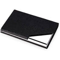 Business Name Card Holder Luxury PU Leather and Stainless Steel Multi Card Case