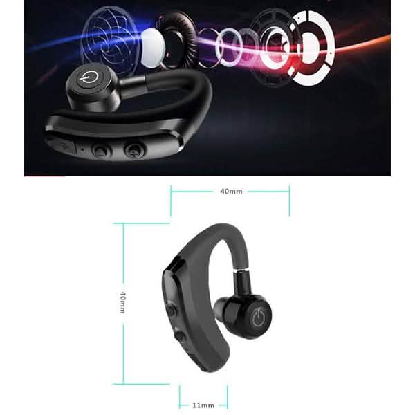 Business Wireless Bluetooth Earphone with Mic and Noise Cancellation