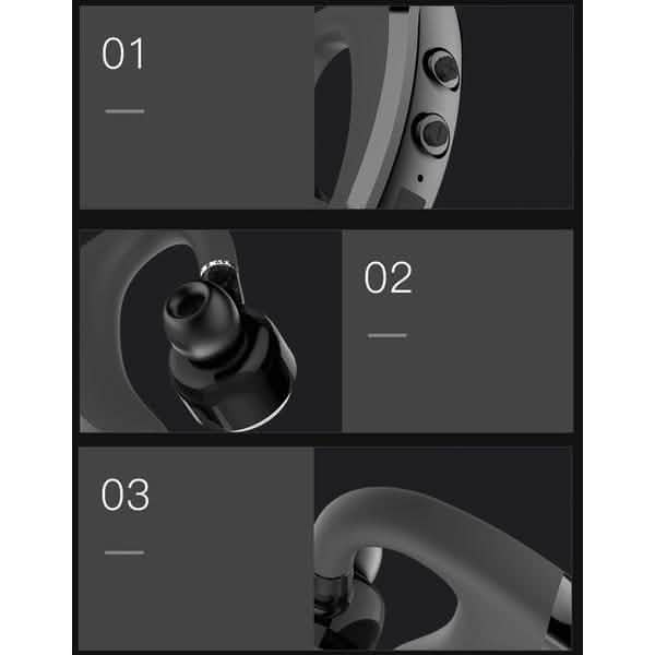 Business Wireless Bluetooth Earphone with Mic and Noise Cancellation