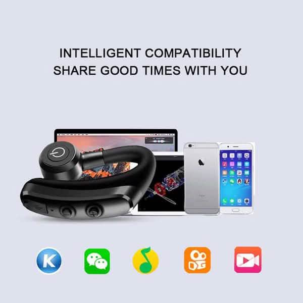 Business Wireless Bluetooth Earphone with Mic and Noise Cancellation