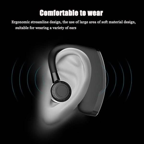 Business Wireless Bluetooth Earphone with Mic and Noise Cancellation