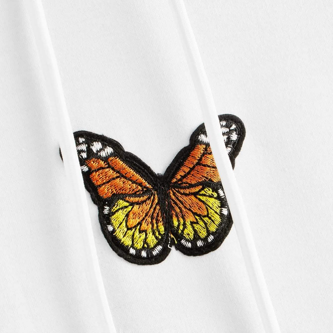 Butterfly Graphic Drawstring Hoodie