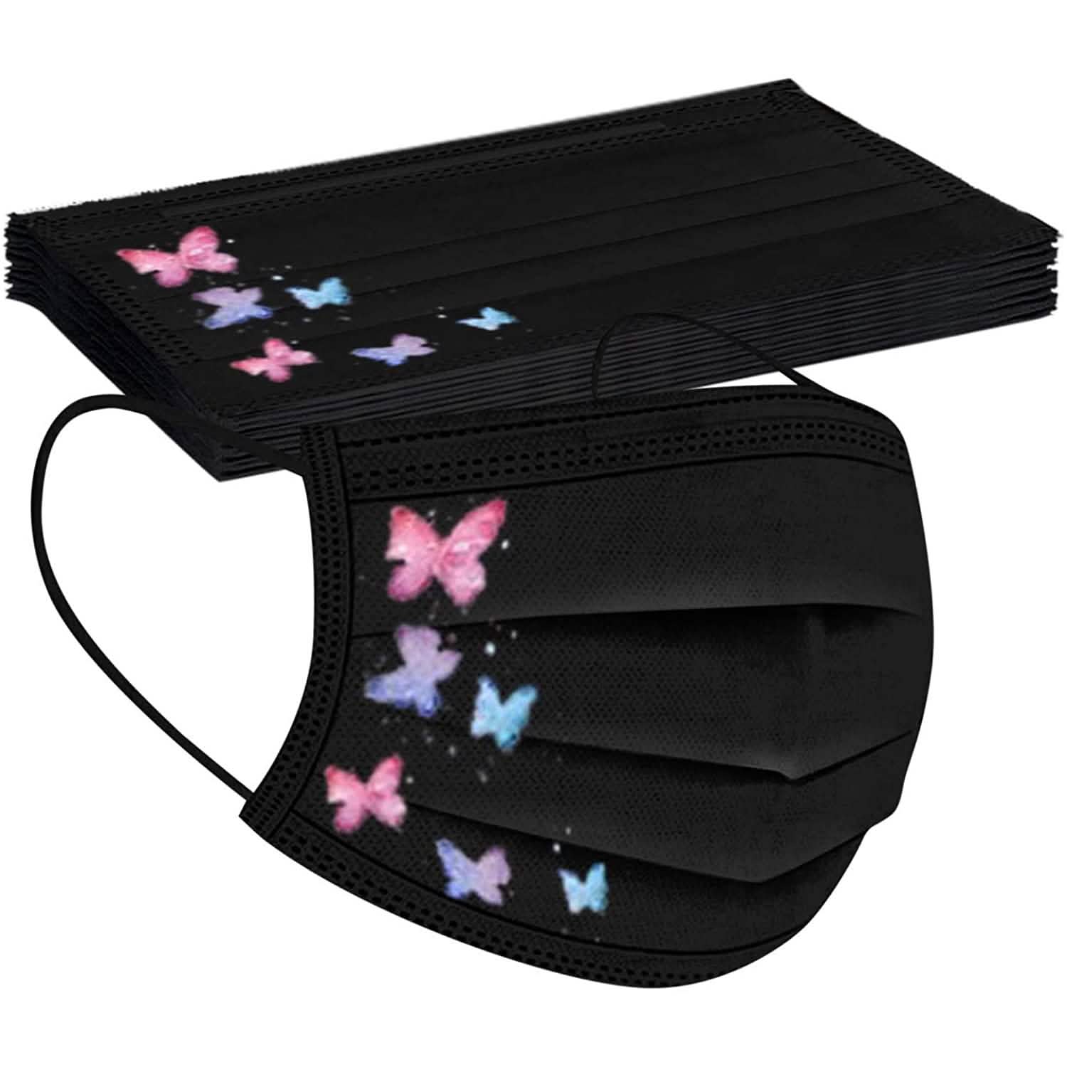 Butterfly Printed Paper Mask