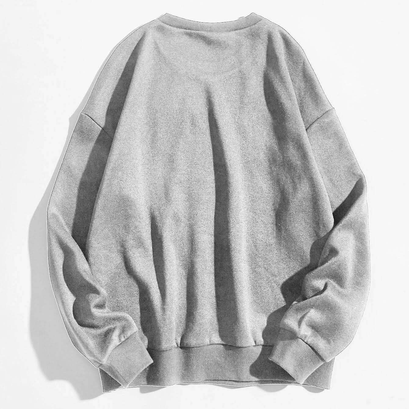 Butterfly & Slogan Graphic Thermal Sweatshirt