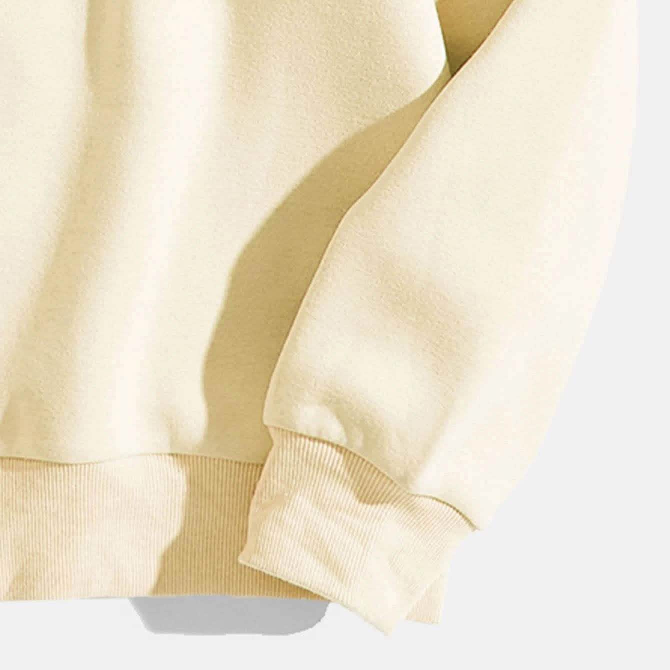 Butterfly & Slogan Graphic Thermal Sweatshirt