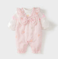 SpringAutumn One-Hundred-Day Romper Set For Baby Girls Full Moon