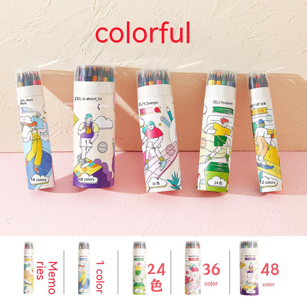 Zhenglin Sports Series Color Pencil 24 Color 36 Color Children
