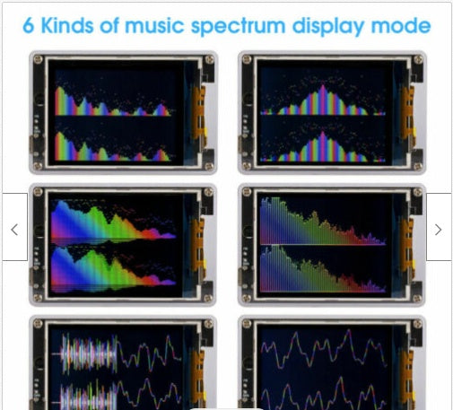 Sound Control Spectrum Rhythm Light Scrolling Screen Display Module