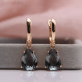 Ladies Long Earrings Fashion Party Jewelry Natural Zircon