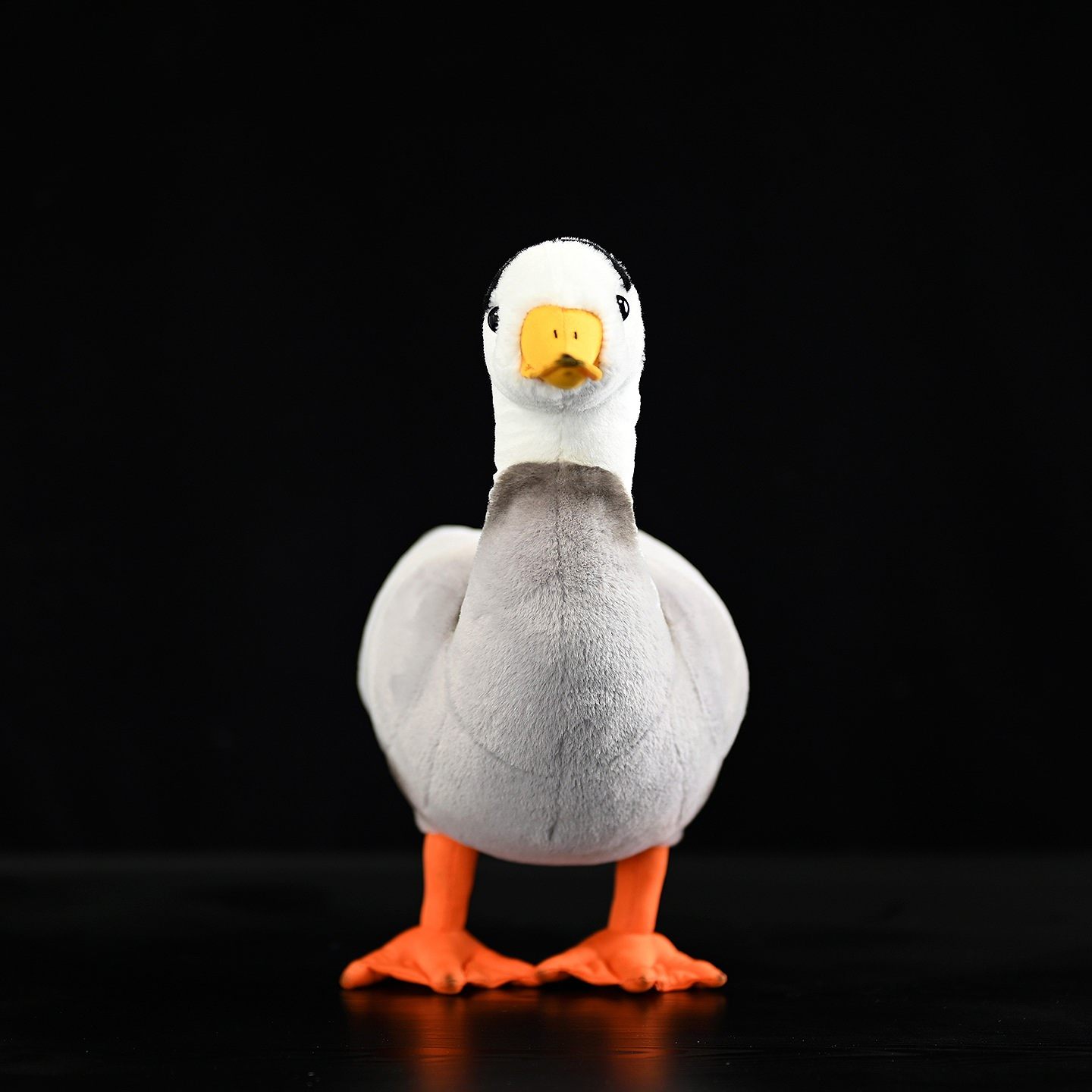 Plumage Toy Of The Brant Bird, White-headed Goose Doll