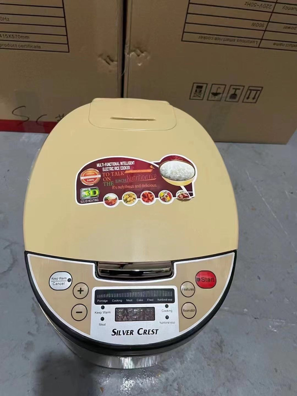 5L Large Capacity English Smart Rice Cooker