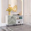 Cabinet with 2-Doors and 3-Open Shelves